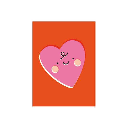 Happy Heart Greeting Card