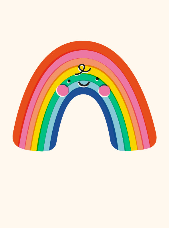 Happy Rainbow Birthday Card