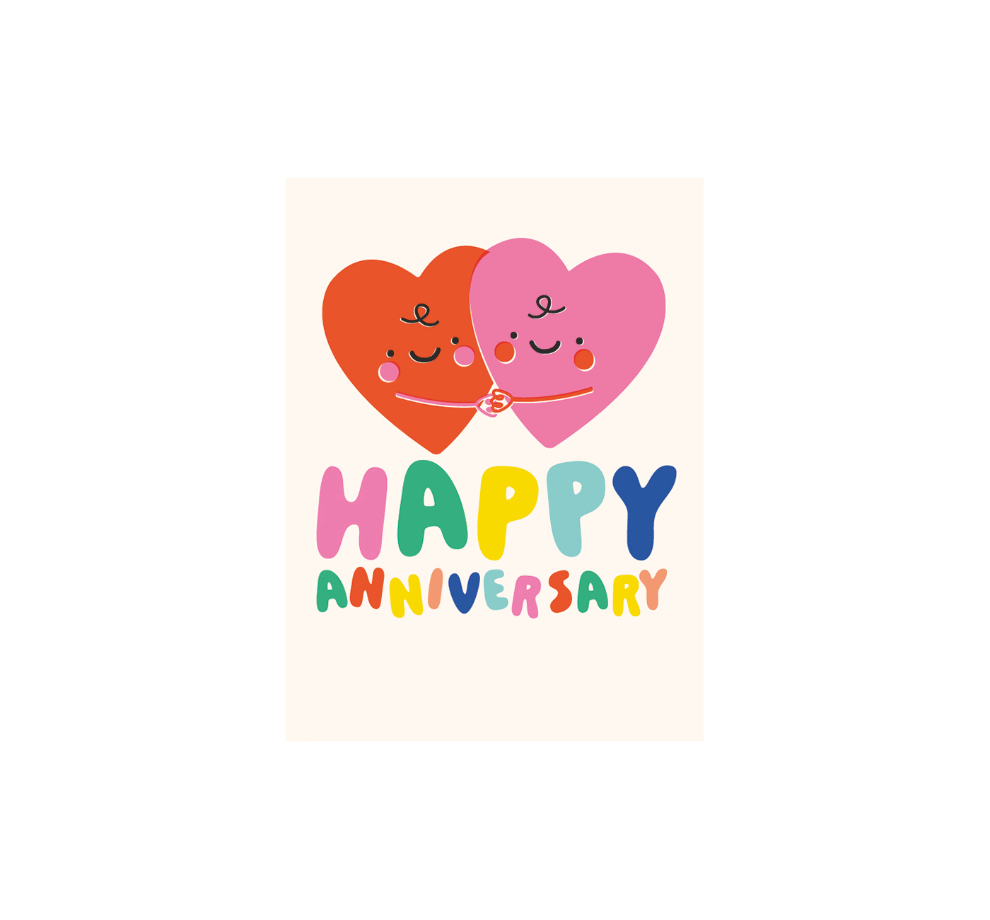 Happy Things Anniversary Greeting Card