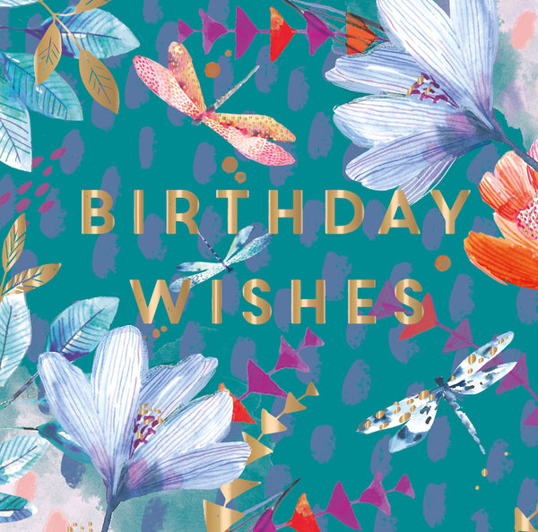 Birthday Wishes Dragonflies