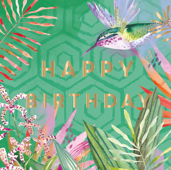 Birthday Hummingbirds