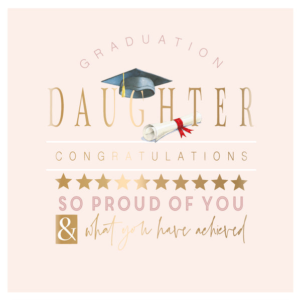 Graduation Daughter So Proud