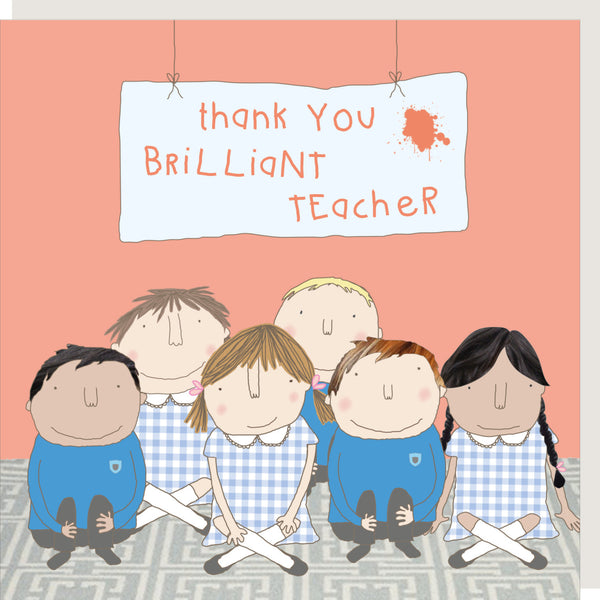 Thank You Brilliant Teacher Card