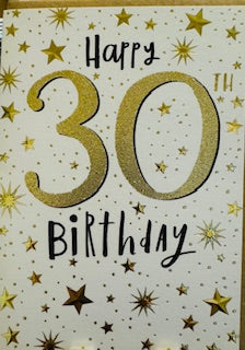 Card Birthday Age 30