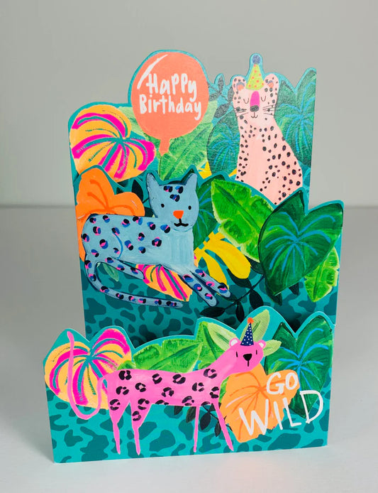 Card Birthday Jungle