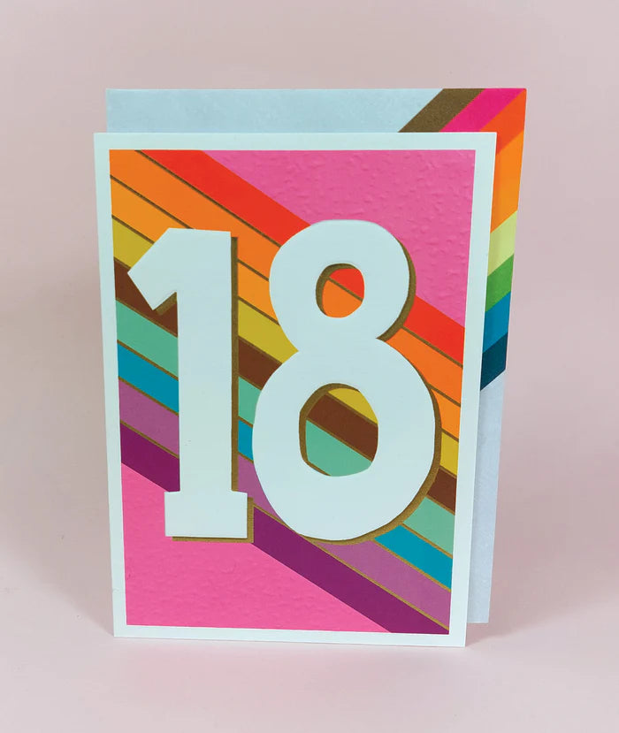 Card Birthday Age 18