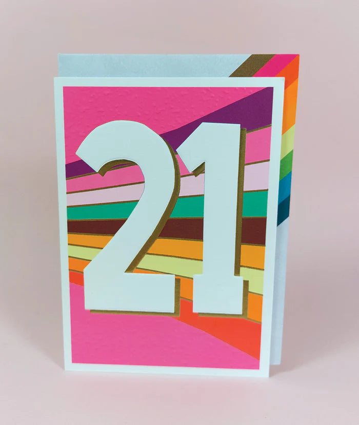 Card Birthday Age 21