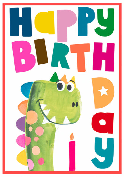 Card Birthday Monster