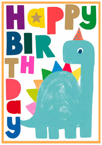 Card Birthday Dino