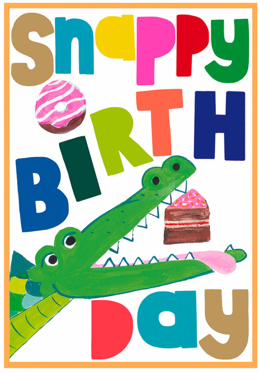 Card Birthday Croc