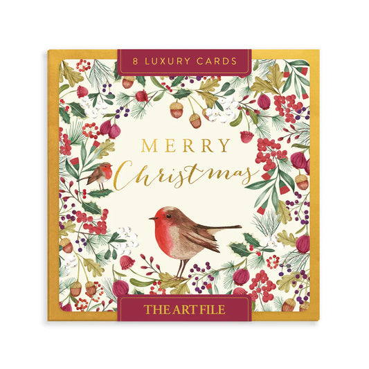 Robin Acorns & Berries Lux Box8