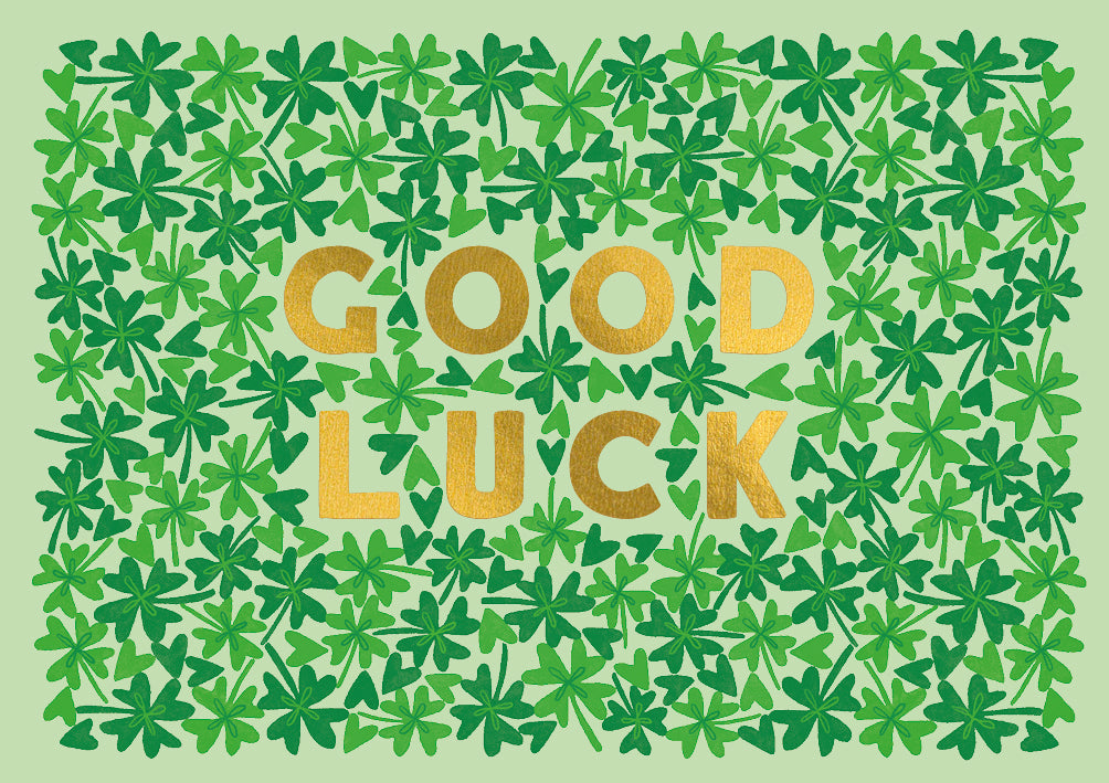 Good Luck Green Clovers