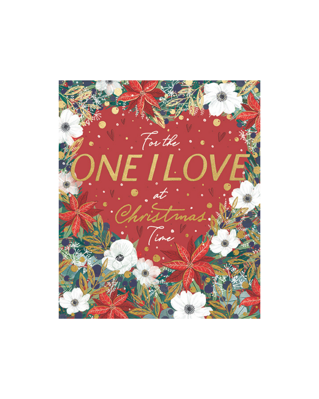 Card Festive Foliage One I Love