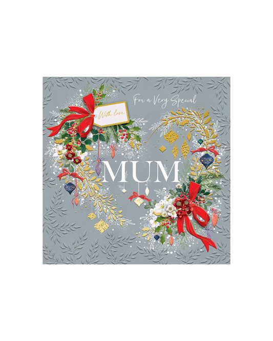 Card Decorative Heart Mum