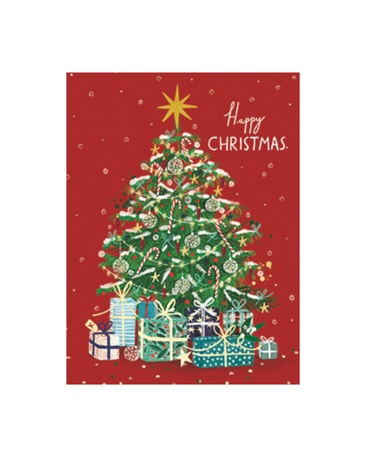 Presents By The Tree Mini Boxed Cards