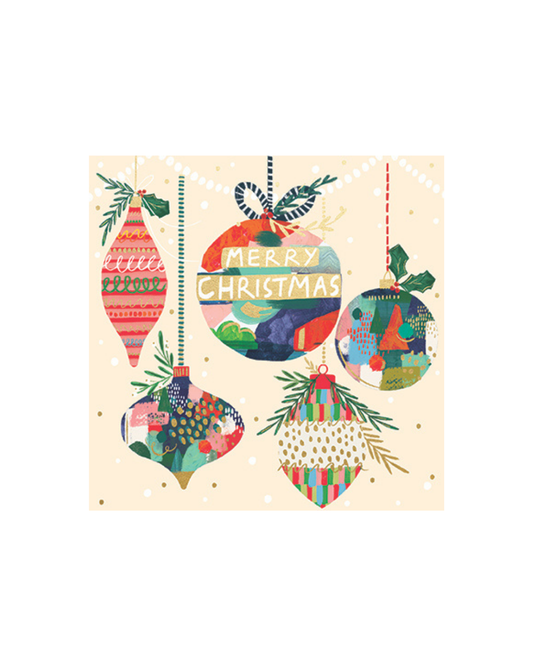 Festive Baubles Charity Card Pack