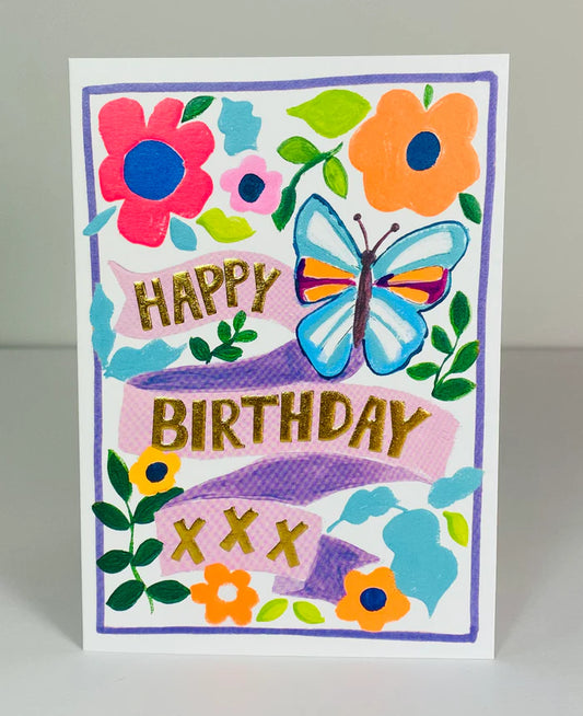 Card Birthday Butterfly