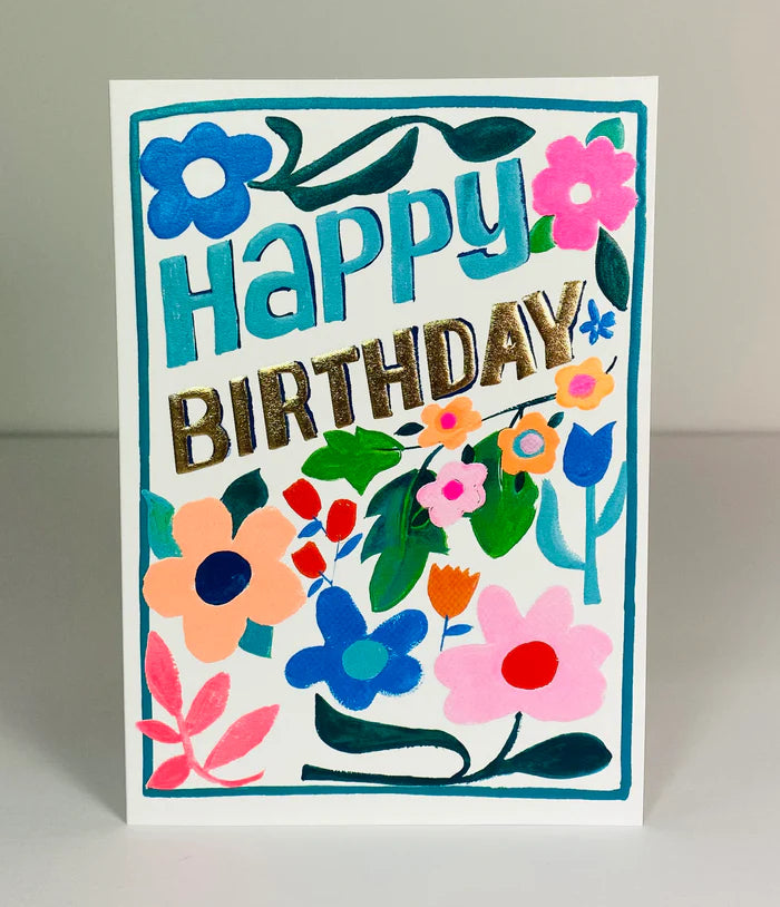 Card Birthday Flowers