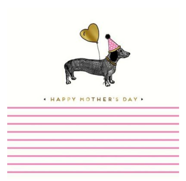 Sausage Dog Happy Mothers Day