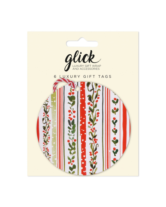 Multipack Tag (6) Linear Vines