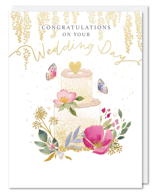 Card Congratulations on your Wedding Day