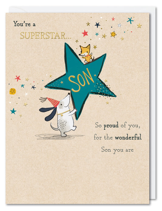 Card Superstar Son Birthday