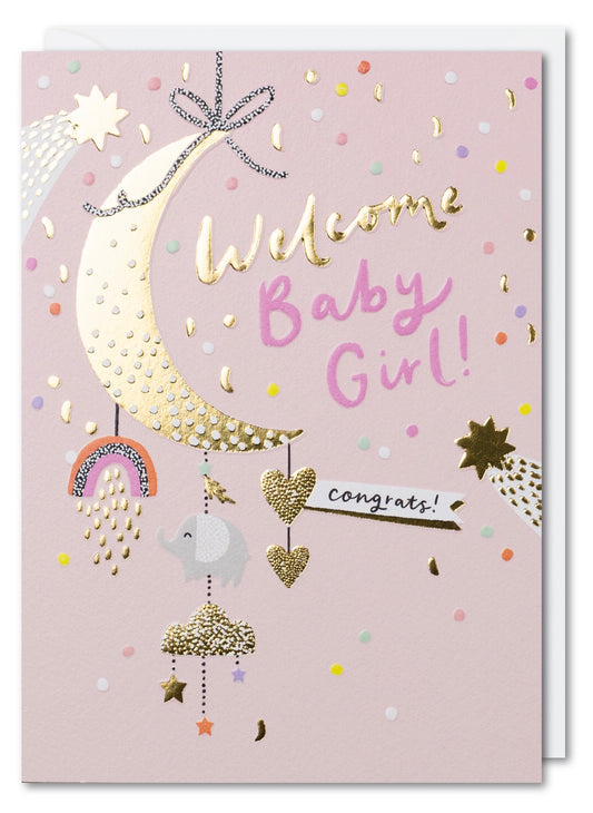 Card New Baby Girl