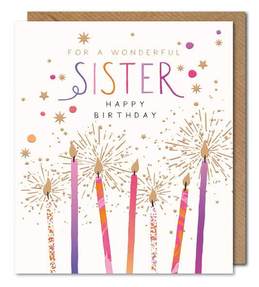 Card Wonderful Sister Birthday