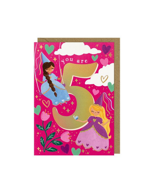 Age 5 Birthday Girl