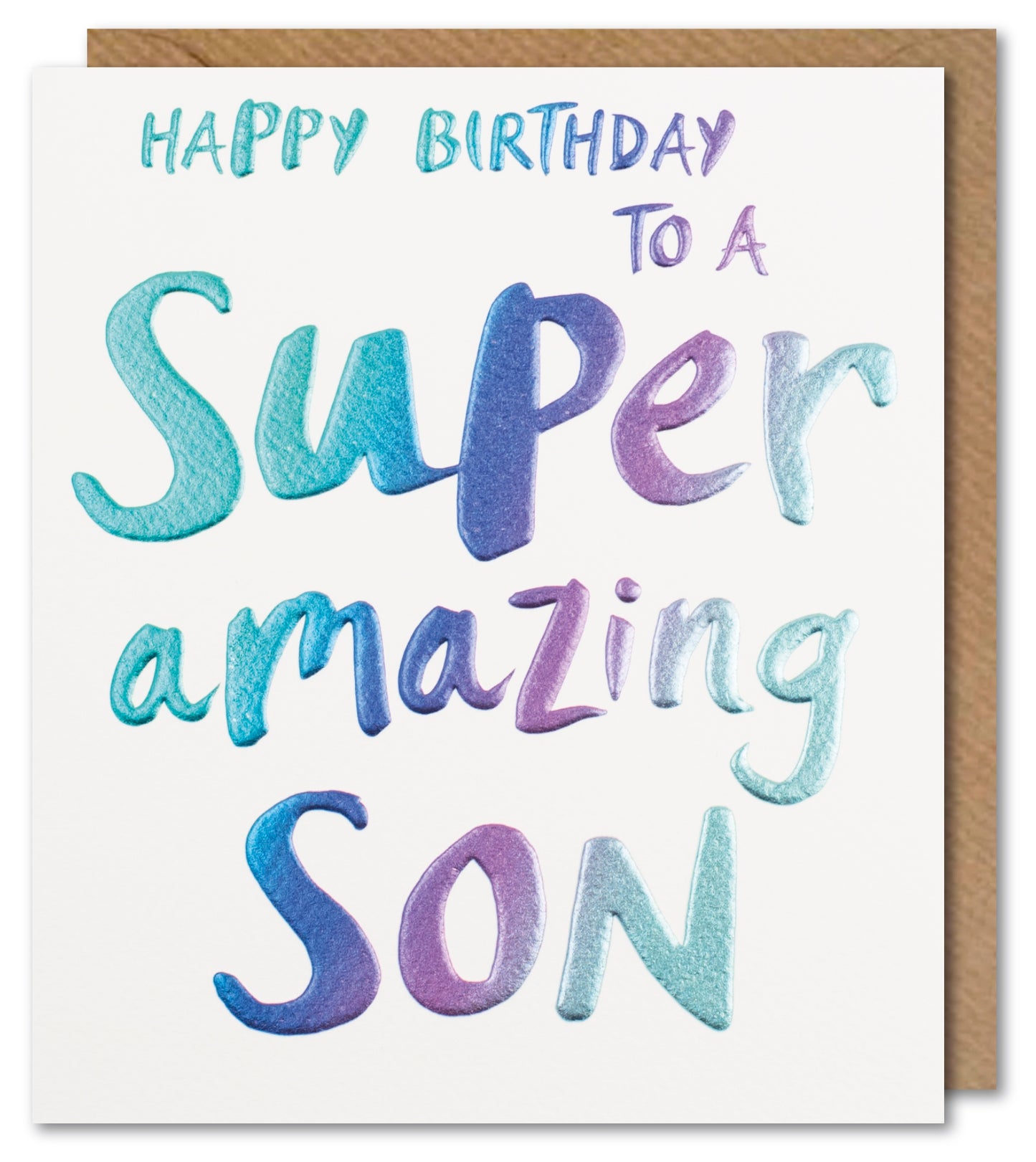 Card to A Super Amazing Son