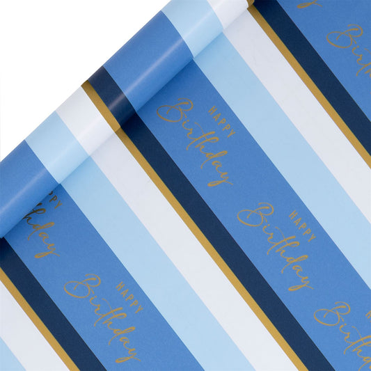 4M BIRTHDAY STRIPE BLUE