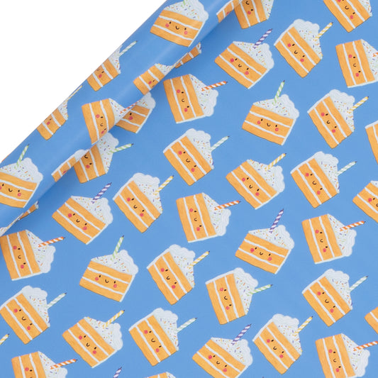 4m Cakey Blue Roll Wrap
