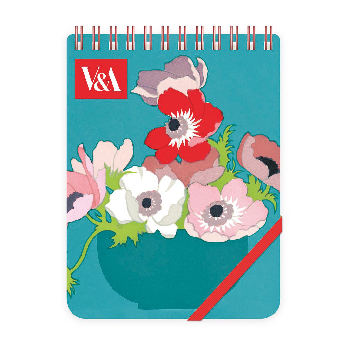 Anemones Woodcut Reporter Notepad