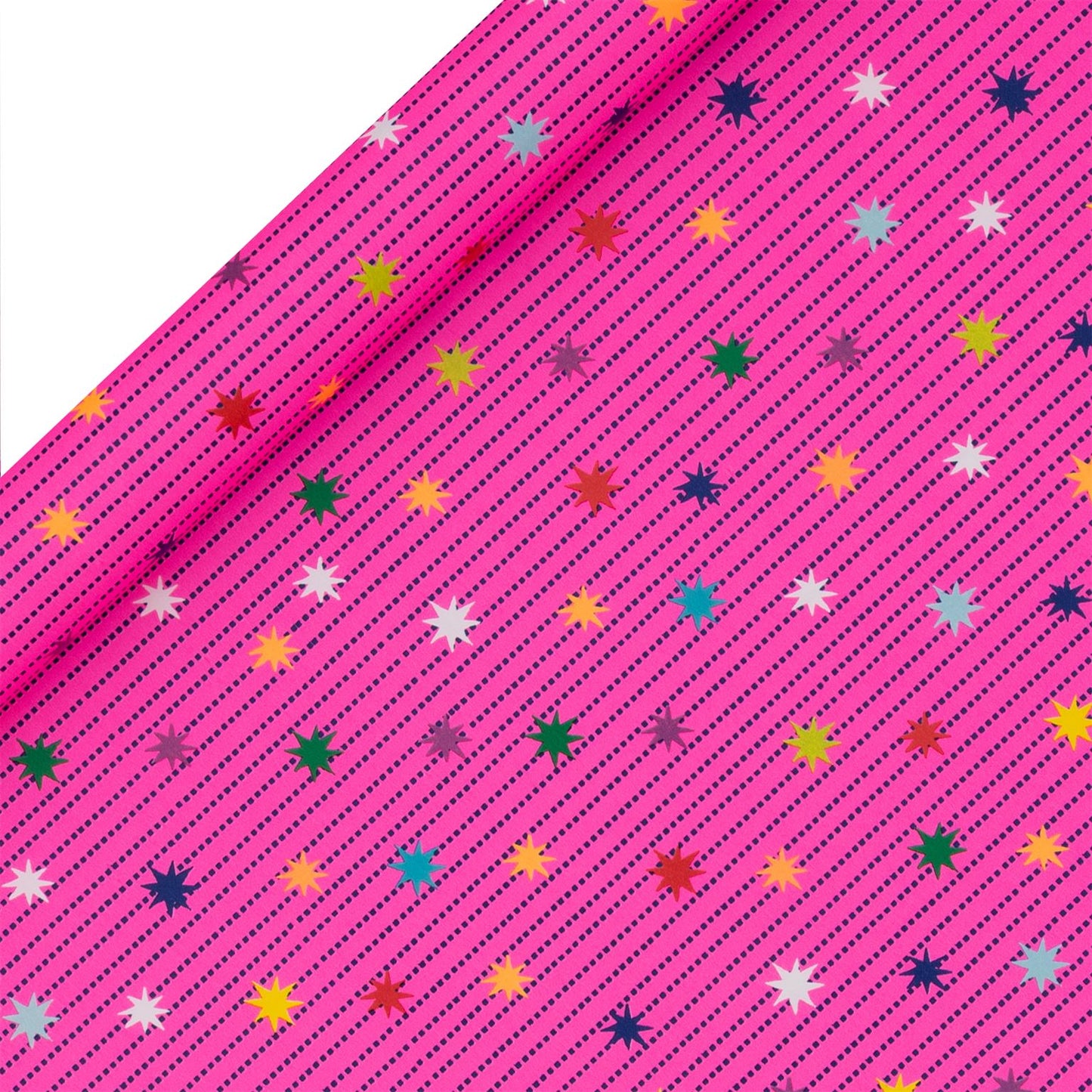 4m Star Garland Pink