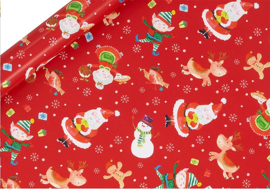 4m XL Santa & Gonks - Red