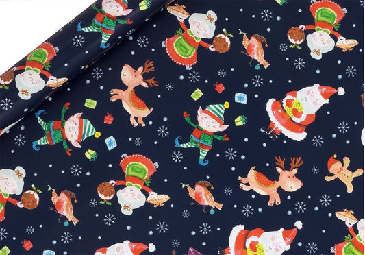 4m XL Santa & Gonks - Blue