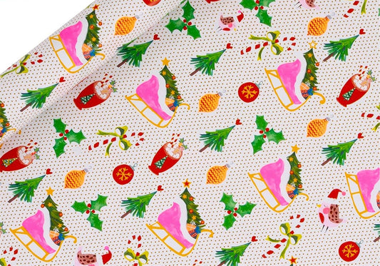 4m Santa, Snowmen & Sleigh - Sleigh