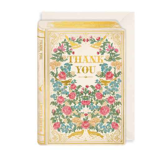 Floral Book Thank You