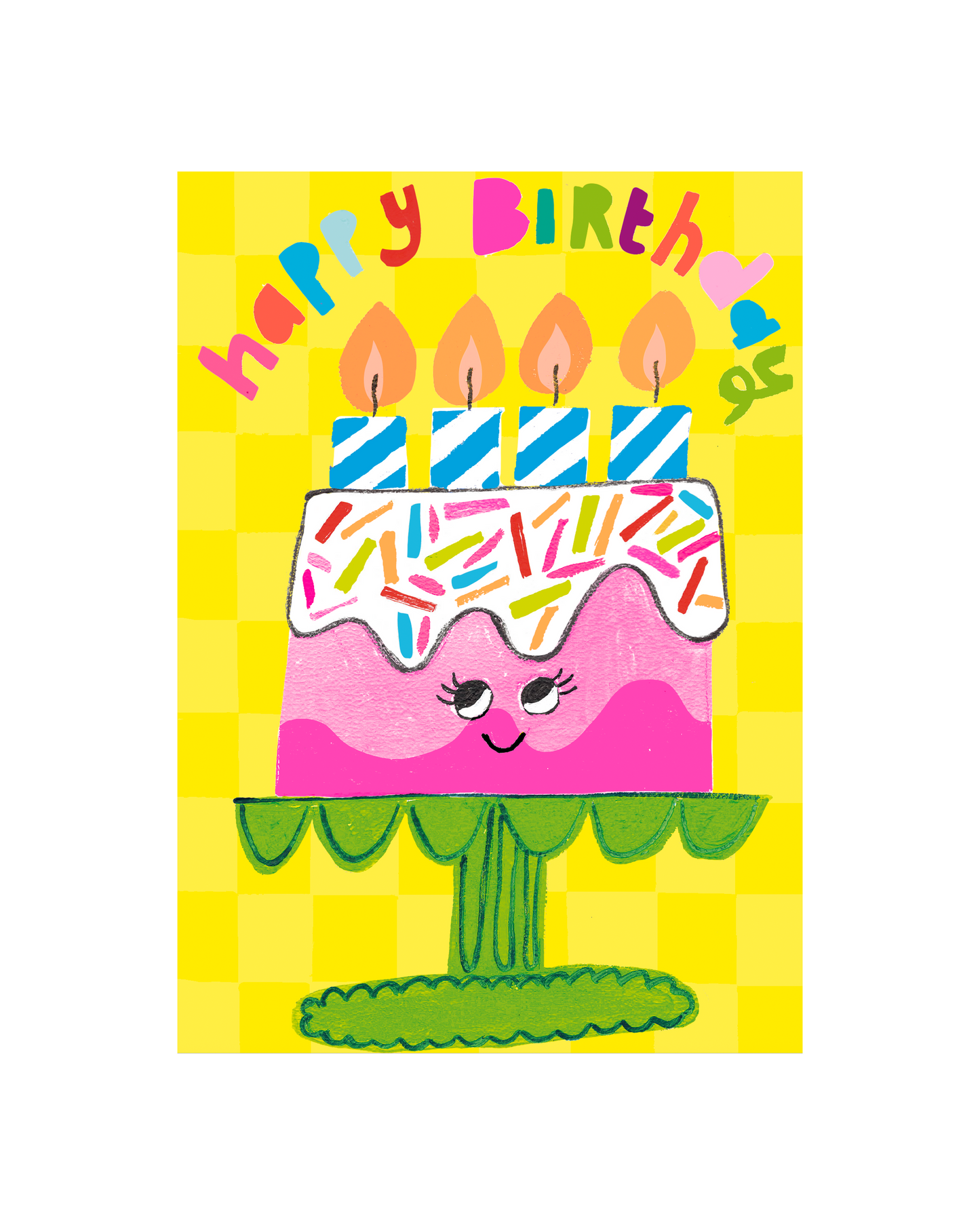 Sunshine Cake Chunky Candles