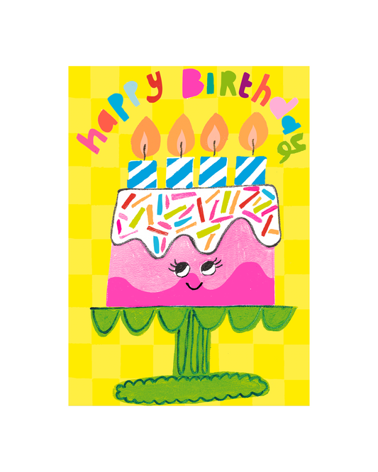 Sunshine Cake Chunky Candles