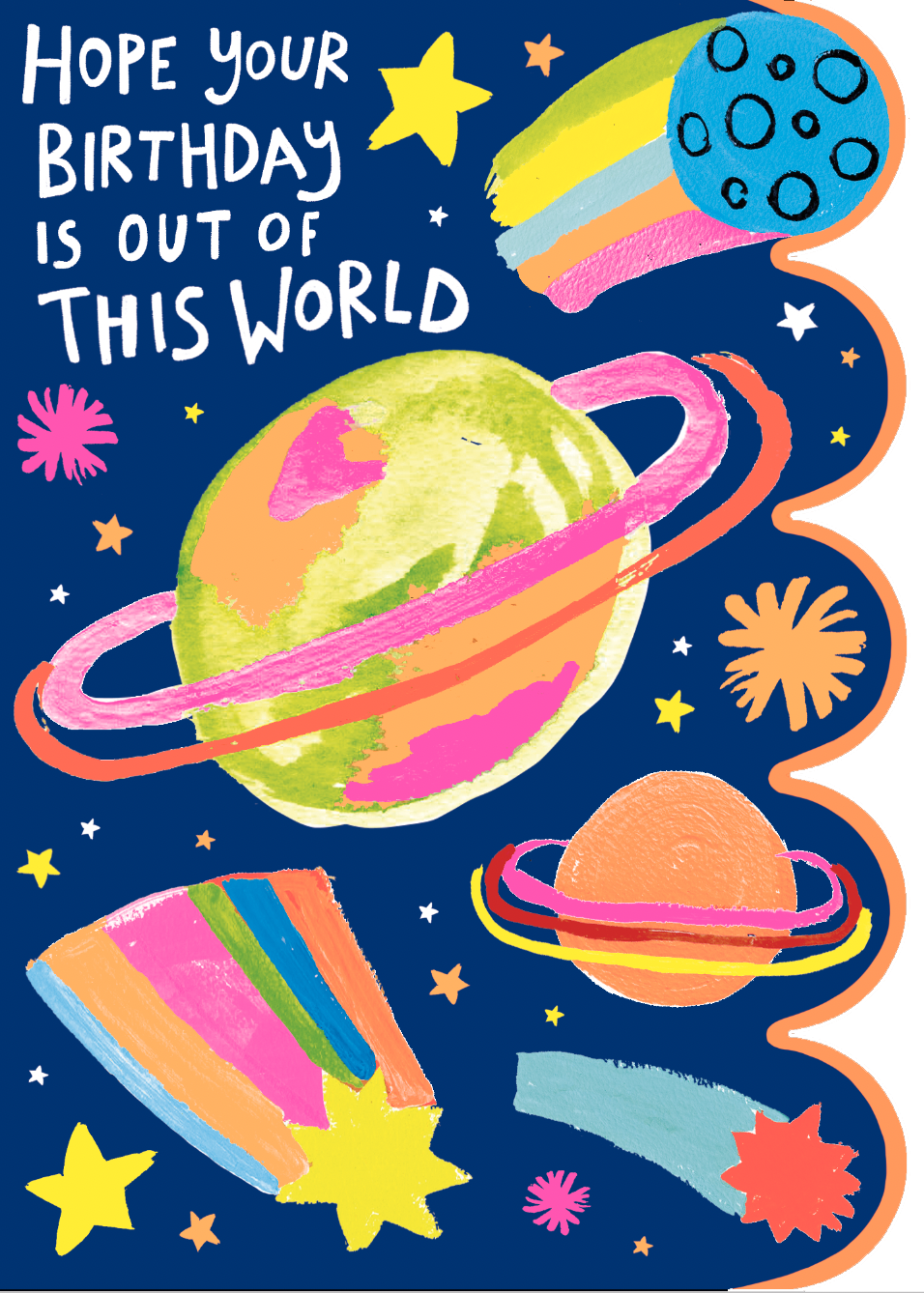 Out of this World Birthday Card
