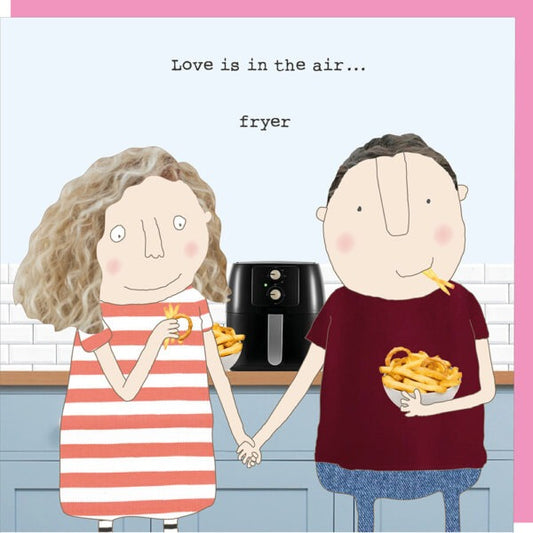 Love is in the air....Valentines Day Greeting Card