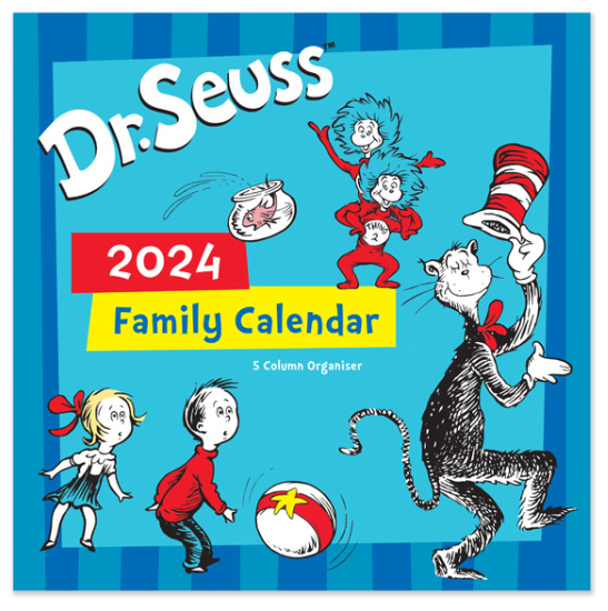 Dr Seuss Square Family Planner Wall Calendar