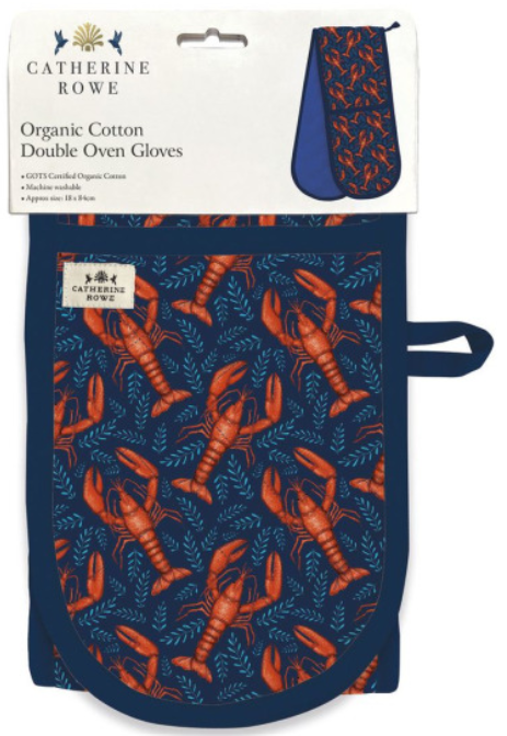 Lobster Design Oven Gloves