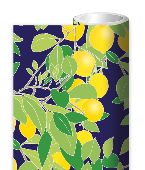 Gift Wrap Roll 3m Lemon Grove