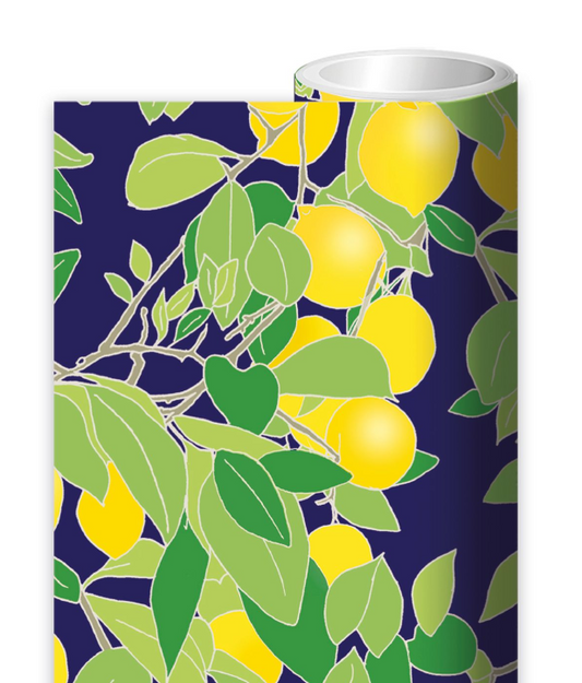 Gift Wrap Roll 3m Lemon Grove