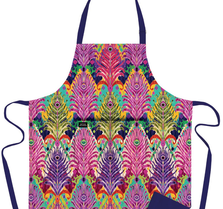Ikat 100% Organic Cotton Apron