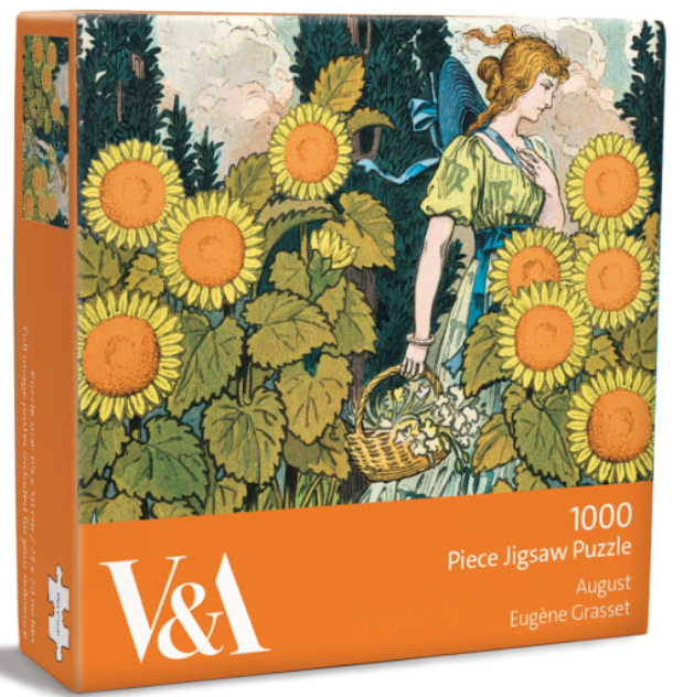 August Lady and Sunflowers