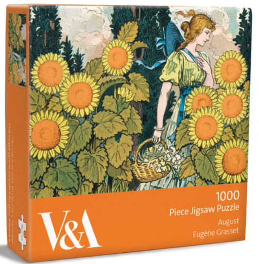 August Lady and Sunflowers