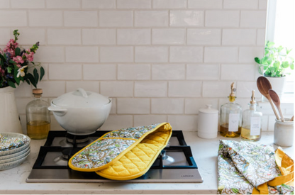 Voysey Design Oven Gloves